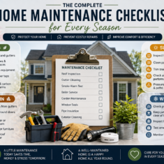 The Complete Home Maintenance Checklist for Every Season